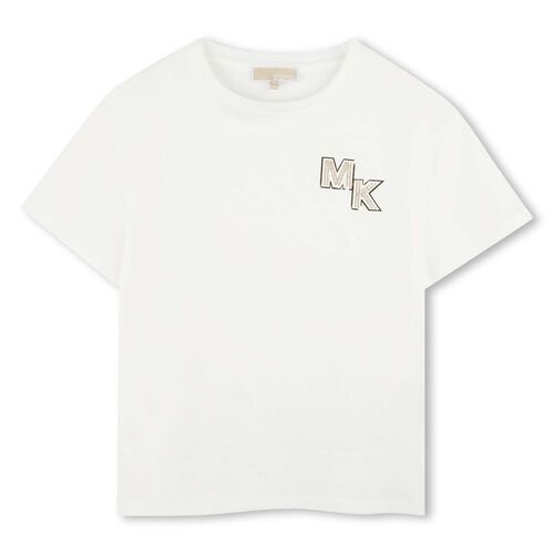 Michael Kors Metallic Effect Mk Tee 3Y - 10Y